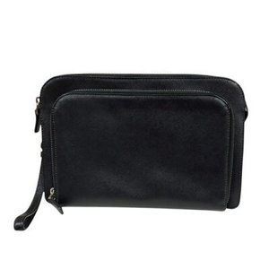 Prada Saffiano Black Bag Shoulder Leather